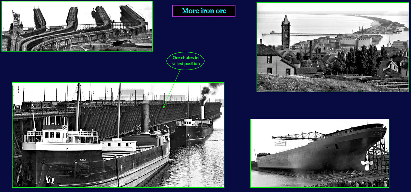 Duluth ore loading docks, 1910